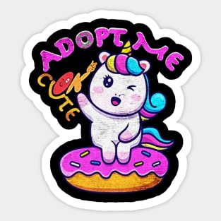 Unicorn adopt me Sticker